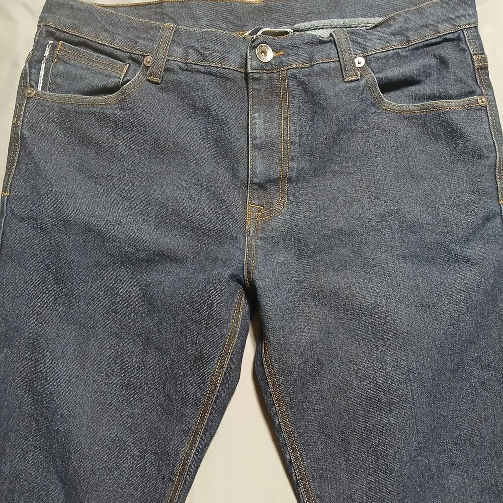 Southpole Men 36x32 Jeans Dark Wash Stretch Indigo Blue Selvedge Denim Skate Y2K - Picture 3 of 14